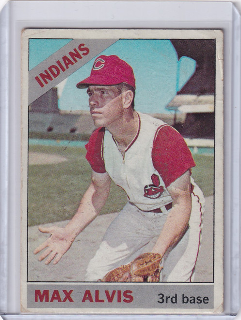 1966 Topps Baseball #415 Max Alvis - Cleveland Indians