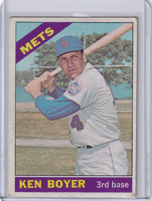 1966 Topps Baseball #385 Ken Boyer - New York Mets