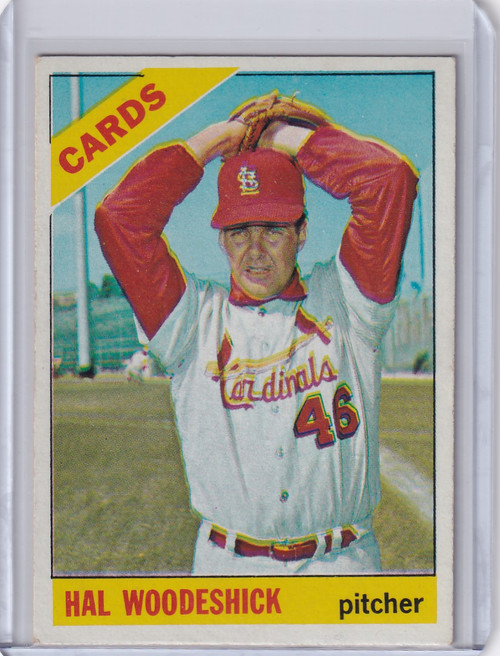 1966 Topps Baseball #514 Hal Woodeshick - St. Louis Cardinals