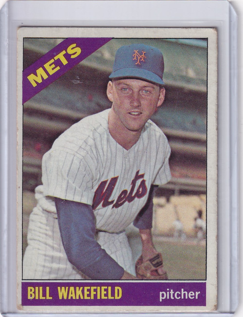 1966 Topps Baseball #443 Bill Wakefield - New York Mets
