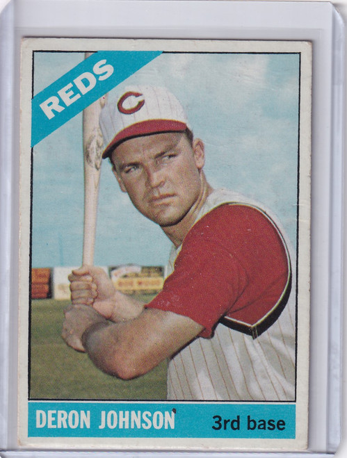 1966 Topps Baseball #440 Deron Johnson - Cincinnati Reds