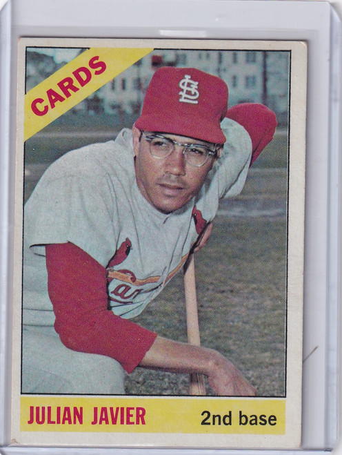 1966 Topps Baseball #436 Julian Javier - St. Louis Cardinals