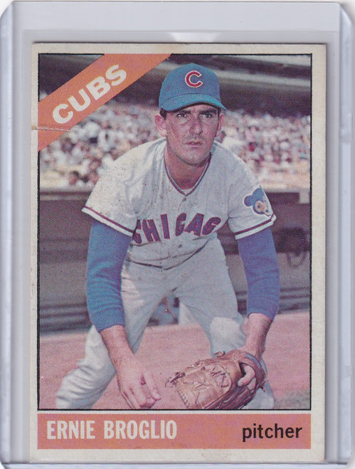 1966 Topps Baseball #423 Ernie Broglio - Chicago Cubs