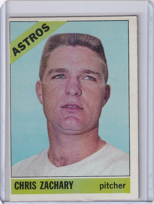 1966 Topps Baseball #313 Chris Zachary - Houston Astros