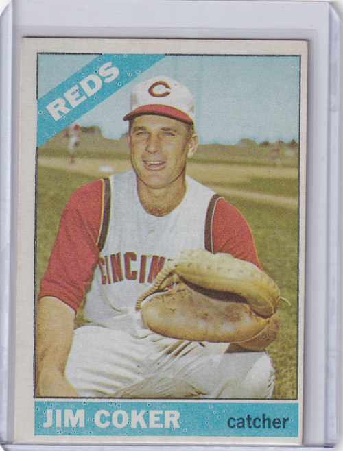 1966 Topps Baseball #292 Jimmie Coker - Cincinnati Reds