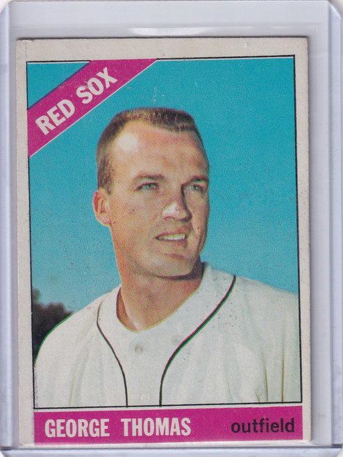 1966 Topps Baseball #277 George Thomas - Boston Red Sox
