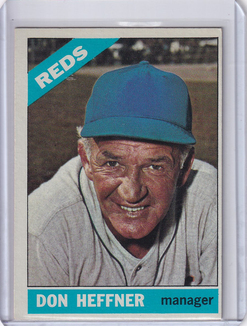 1966 Topps Baseball #269 Don Heffner - Cincinnati Reds