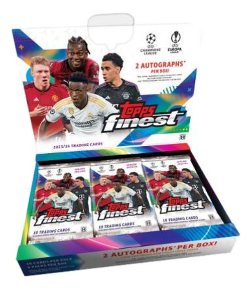 2023-24 Topps UEFA Club Competitions Finest Soccer Hobby Box