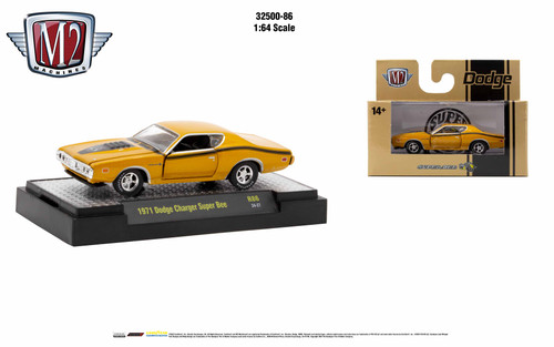 M2 Machines Auto Trucks 1:64 1971 Dodge Charger Super Bee Rel 86