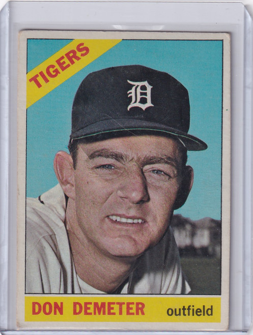 1966 Topps Baseball #98 Don Demeter - Detroit Tigers