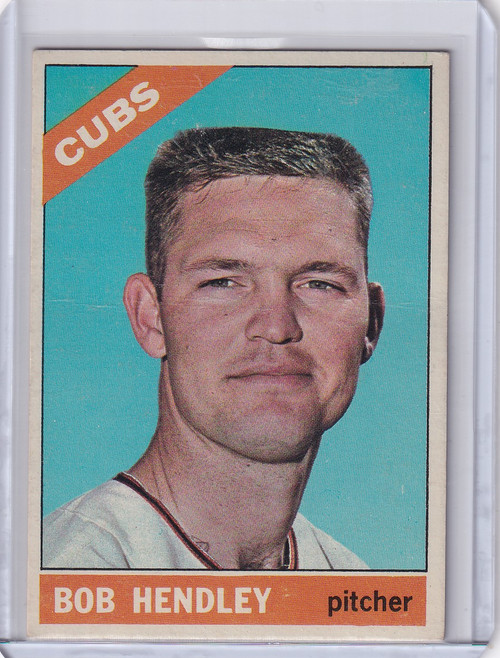 1966 Topps Baseball #82 Bob Hendley - Chicago Cubs