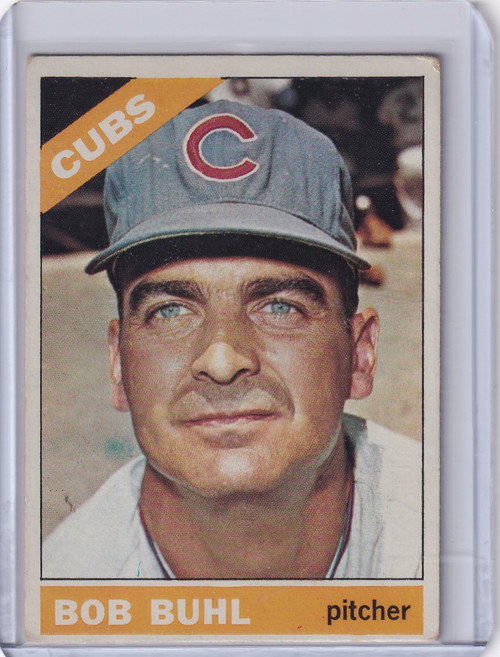 1966 Topps Baseball #185 Bob Buhl - Chicago Cubs