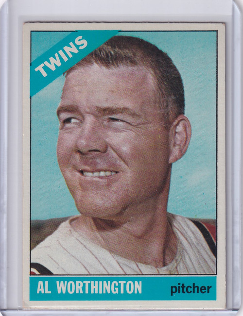 1966 Topps Baseball #181 Al Worthington - Minnesota Twins