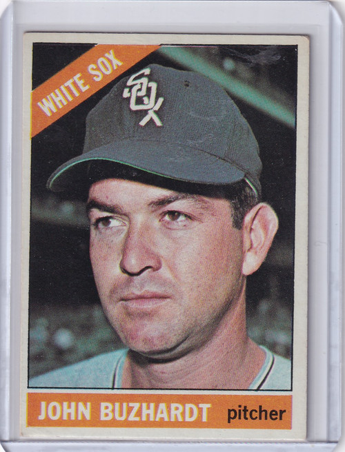 1966 Topps Baseball #245 John Buzhardt - Chicago White Sox