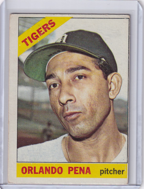 1966 Topps Baseball #239 Orlando Pena - Detroit Tigers