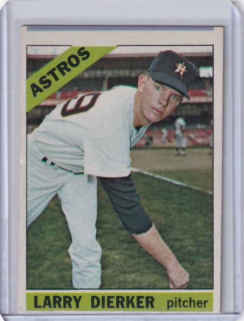 1966 Topps Baseball #228 Larry Dierker - Houston Astros