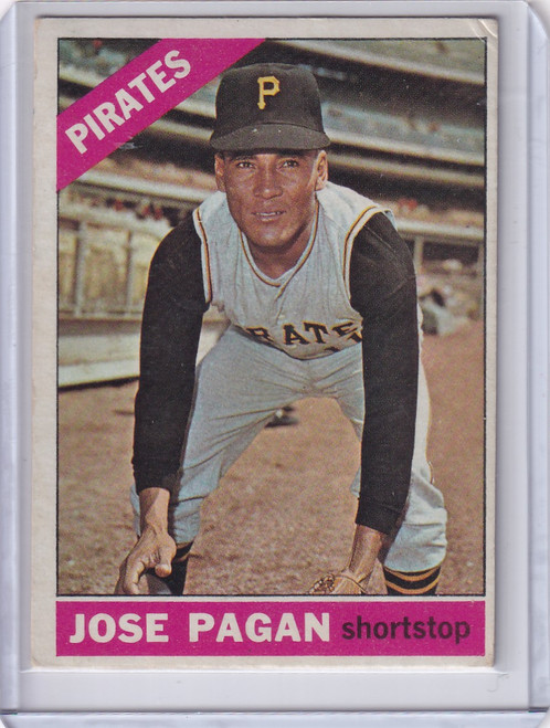 1966 Topps Baseball #54 Jose Pagan - Pittsburgh Pirates