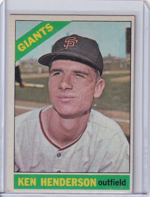 1966 Topps Baseball #39 Ken Henderson - San Francisco Giants