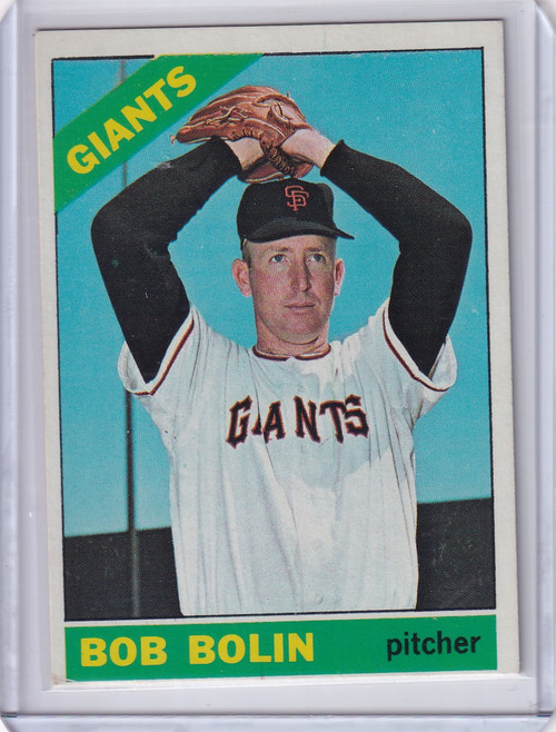 1966 Topps Baseball #61 Bobby Bolin - San Francisco Giants