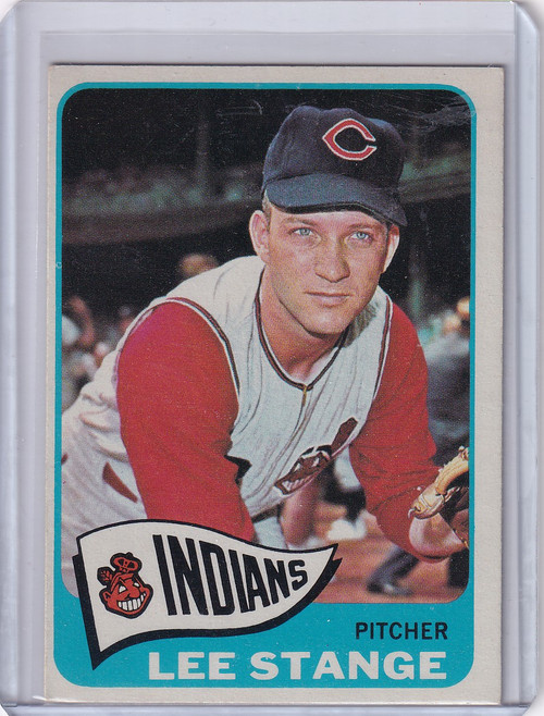 1965 Topps Baseball #448 Lee Stange - Cleveland Indians