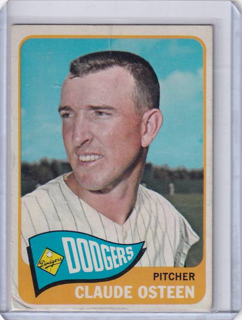 1965 Topps Baseball #570 Claude Osteen - Los Angeles Dodgers SP