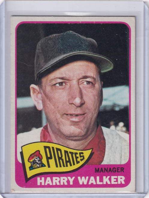 1965 Topps Baseball #438 Harry Walker - Pittsburgh Pirates
