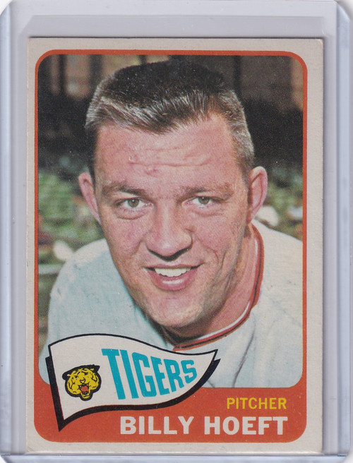 1965 Topps Baseball #471 Billy Hoeft - Detroit Tigers