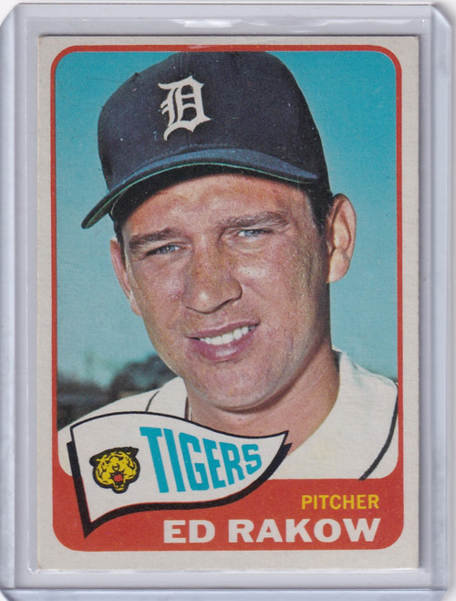 1965 Topps Baseball #454 Ed Rakow - Detroit Tigers