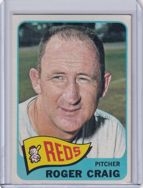 1965 Topps Baseball #411 Roger Craig - Cincinnati Reds