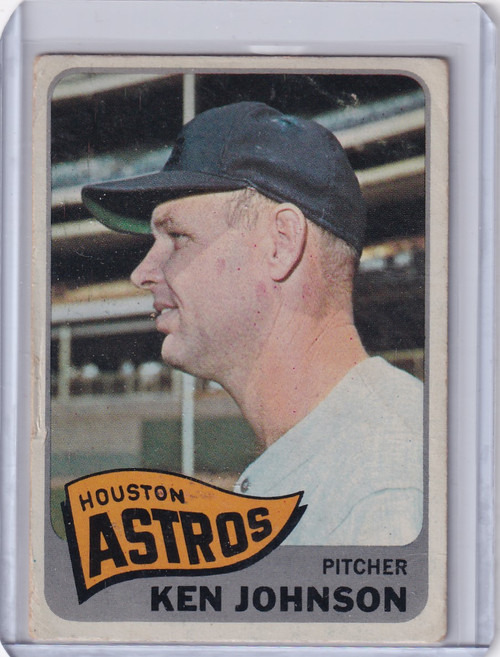 1965 Topps Baseball #359 Ken Johnson - Houston Astros