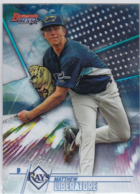 2018 Bowmans Best Prospects #TP-17 Matthew Libertore Tampa Bay Rays