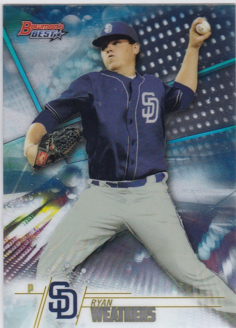 2018 Bowmans Best Prospects #TP-23 Ryan Weathers San Diego Padres