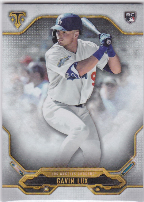 2020 Topps Triple Threads #48 Gavin Lux RC Los Angeles Dodgers