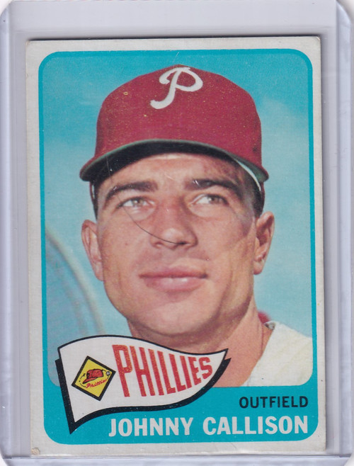 1965 Topps Baseball #310 Johnny Callison - Philadelphia Phillies
