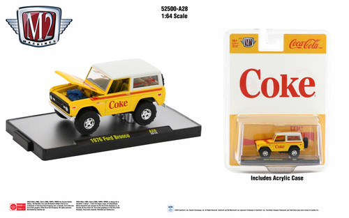 M2 Machines Coca-Cola Release A28 1976 Ford Bronco Coke