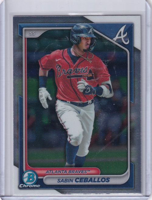 2024 Bowman Baseball #BCP-130 Sabin Ceballos - Atlanta Braves