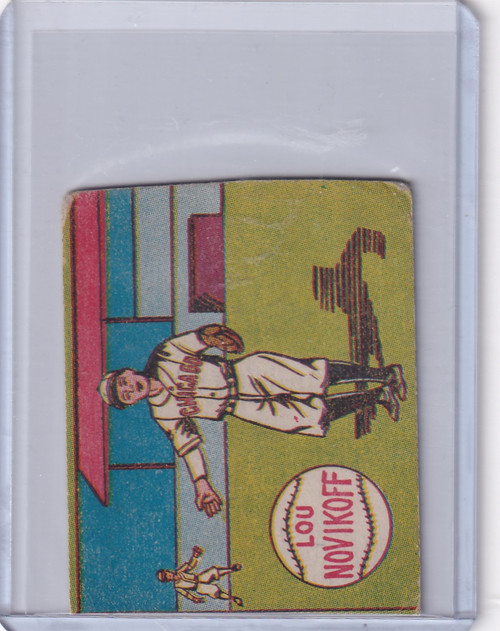 1943 R302-01 M.P. & Co Lou Novikoff - Chicago Cubs