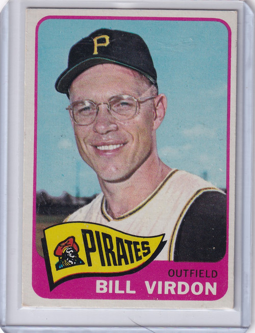 1965 Topps Baseball #69 Bill Virdon - Pittsburgh Pirates