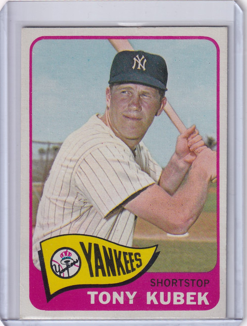 1965 Topps Baseball #65 Tony Kubek - New York Yankees