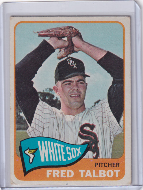 1965 Topps Baseball #58 Fred Talbot RC - Chicago White Sox