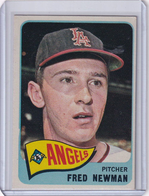 1965 Topps Baseball #101 Fred Newman - Los Angeles Angels