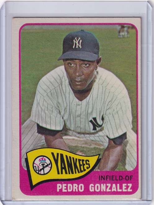 1965 Topps Baseball #97 Pedro Gonzalez - New York Yankees