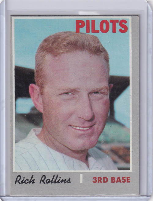 1970 Topps Baseball #652 Rich Rollins - Seattle Pilots