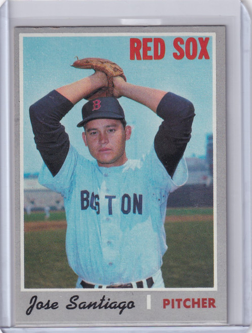 1970 Topps Baseball #708 Jose Santiago - Boston Red Sox