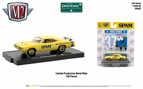 M2 Machines Auto-Drivers 1:64 R89 1970 Dodge Super Bee 440 CHASE