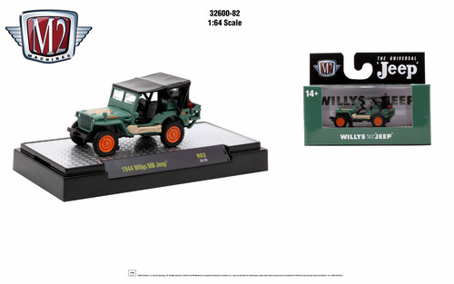 M2 Machines 1:64 Detroit Muscle Release 82 1944 Willys MB Jeep