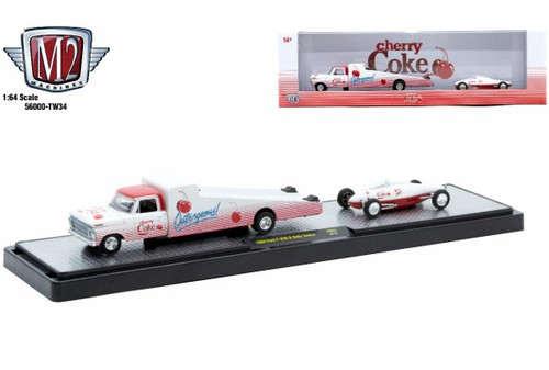 M2 Machines Auto Hauler TW34 1969 Ford F-250 and Belly Tanker