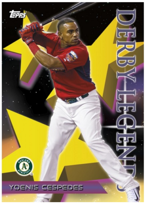 2017 Topps TBT HR DERBY LEGENDS - 1996 STAR POWER DESIGN #96 YOENIS CESPEDES