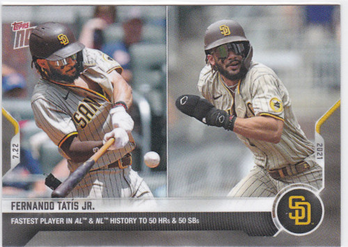 2021 TOPPS NOW #542 FERNANDO TATIS JR- SAN DIEGO PADRES