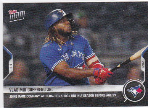 2021 TOPPS NOW #786 VLADIMIR GUERRERO JR- TORONTO BLUE JAYS